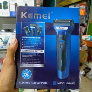 Kemei KM-6330 (3 in 1) Shaver, Hair ,Beard And Nose Trimmer